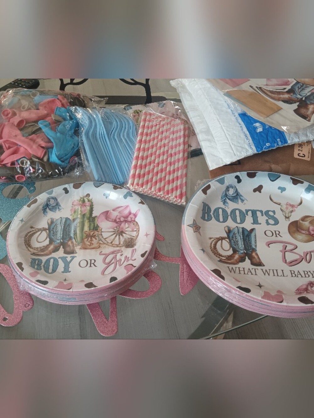 Boots or Bows Baby Shower